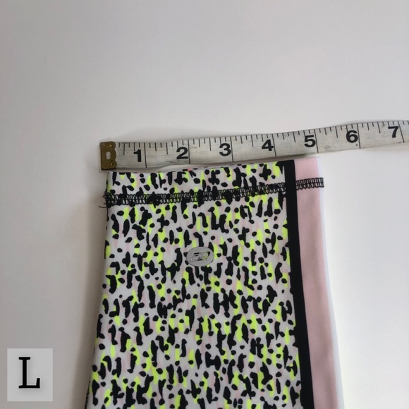 DKNY Sport Neon Pink & Yellow Patterned Leggings, Multiple Sizes, NWT! - Picture 10 of 15